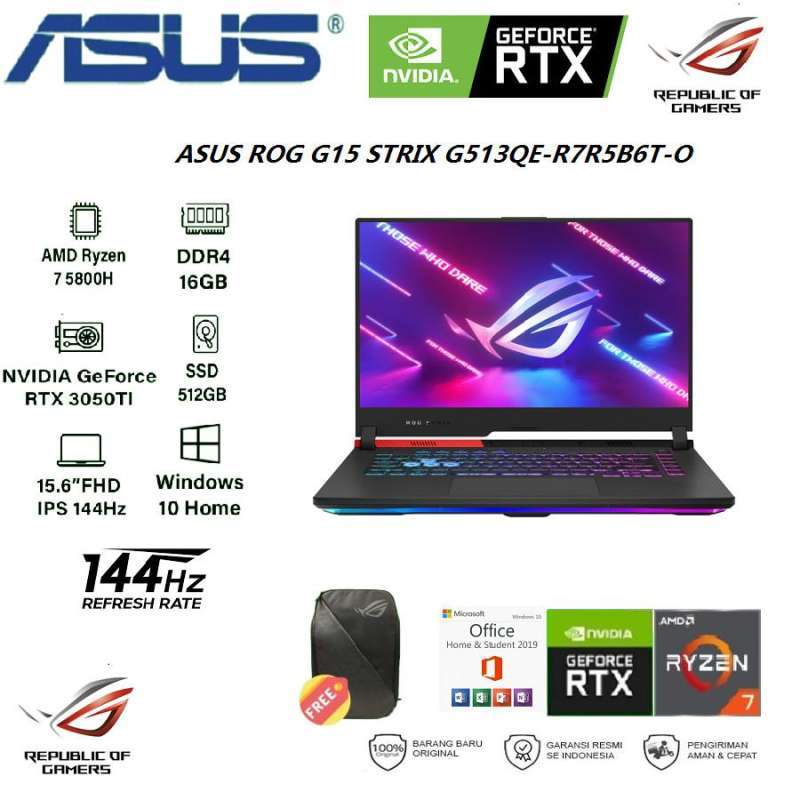 Asus Rog Gaming Laptop Rtx 3060 Ti ASUS ROG STRIX G513QE