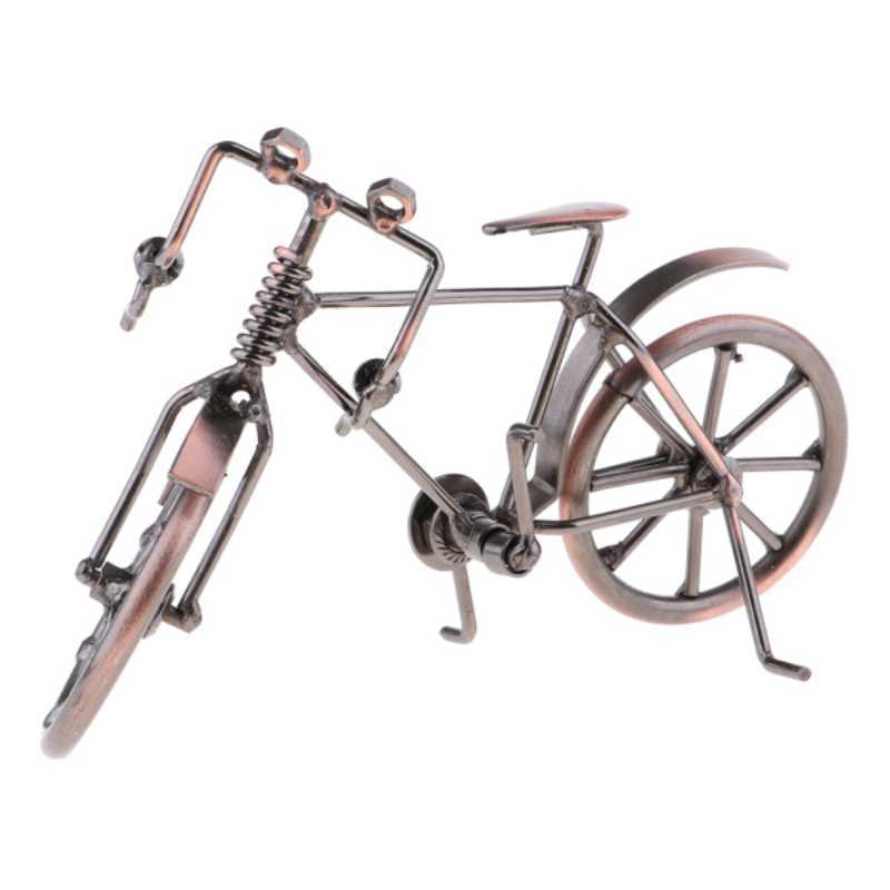 Creative Retro Hand Soldering Iron Bicycle Model Home Decor Ornaments C 