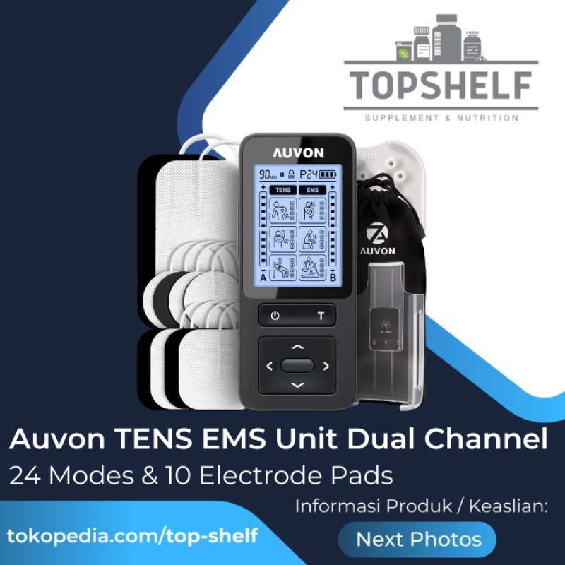 Jual AUVON Rechargeable TENS Unit Muscle Stimulator, 3rd Gen - Portable EMS  di Seller Ella Store - Cengkareng Barat, Kota Jakarta Barat