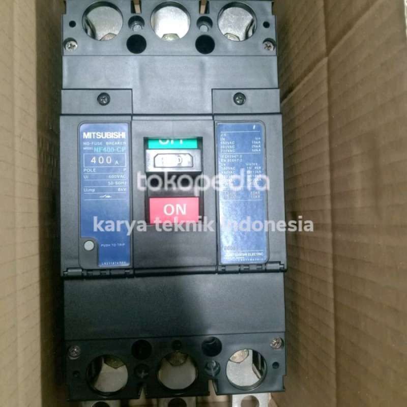 Promo NF400-CP 400A 3P NO-FUSE BREAKER MITSHUBISHI Diskon 23% di