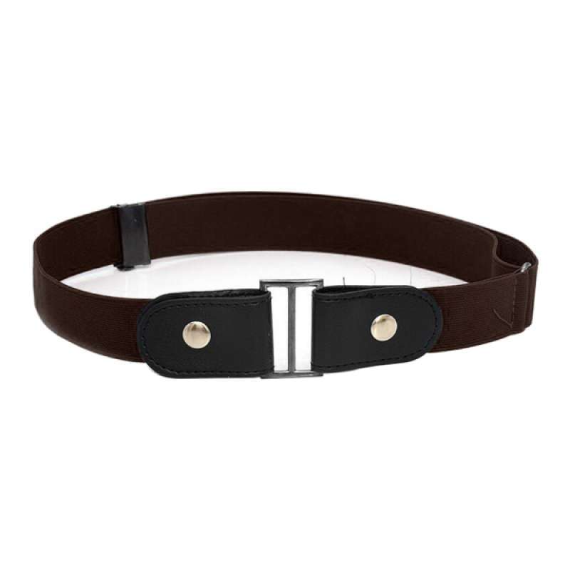 Promo Buckle Free Leather Elastic Belt 