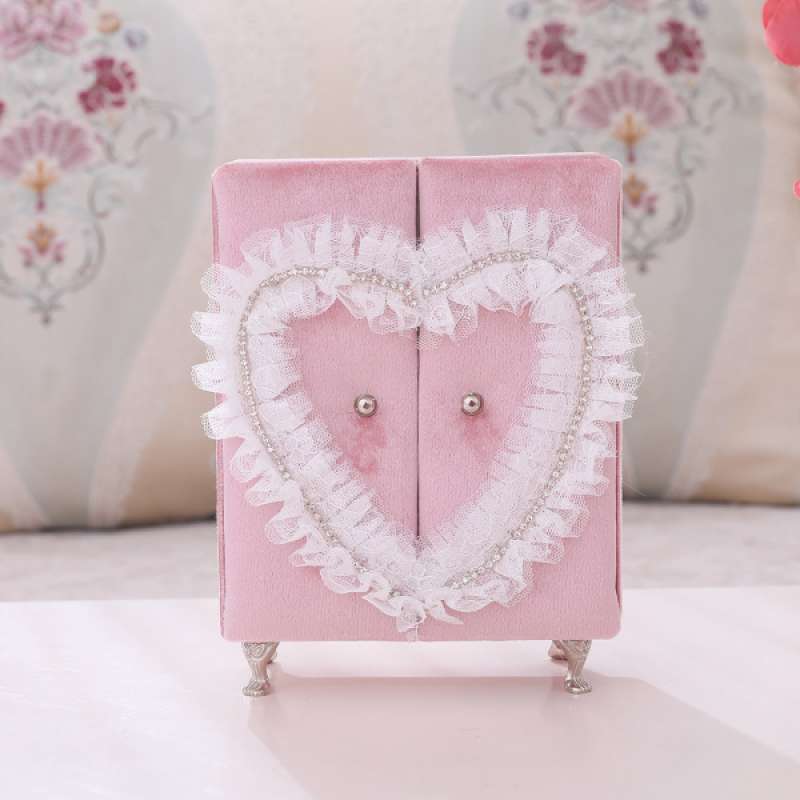 Jual Pink Closet Design Storage Jewelry Box Necklace Earring Ring Case Organizer Online November 2020 Blibli Com