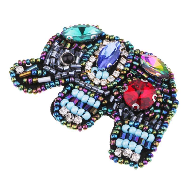 Jual Glass Beaded Rhinestones Elephant 