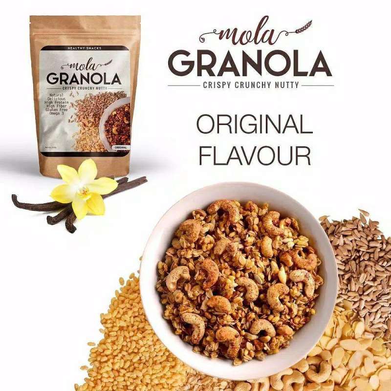 Jual Snack Sehat Granola Mola 100gr Cemilan Sehat Teman Diet Rasa Original Online Februari 2021 Blibli Menurut beberapa ahli gizi menyatakan, bahwa diet dapat dijadikan sebagai pola hidup yang lebih sehat. blibli