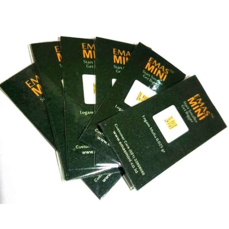 EMAS MINI 0.025 GRAM UNTUK MAHAR, HADIAH, SOUVENIR DAN TUKAR EMAS ANTAM