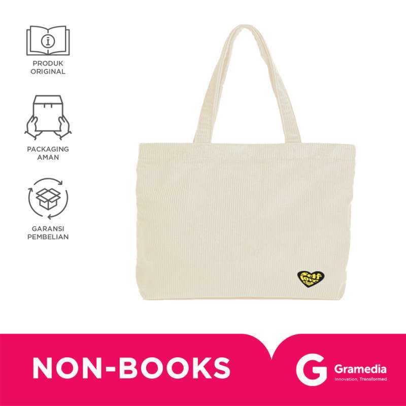 Tote Bag Gramedia Corduroy Love
