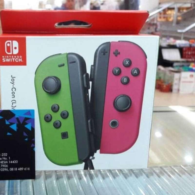 NINTENDO SWITCH JOY-CON (L/R) NEON GREEN/NEON PINK