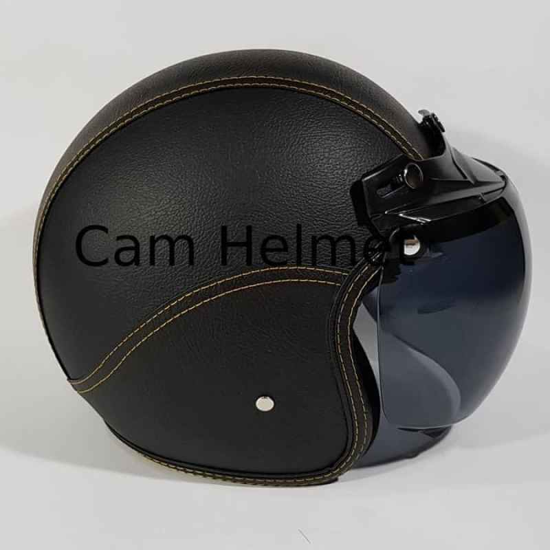 Jual Helm Bogo Kulit Tebal Black Online Februari 2021 Blibli Helm retro vespa ini bisa lengkapi gayamu! helm bogo kulit tebal black
