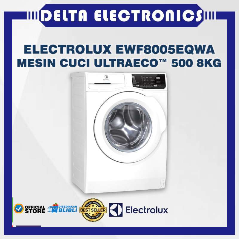 Jual Electrolux Ewf8005eqwa Mesin Cuci Front Loading Ultraeco 500 Material Instalasi Free Attack Softener 8kg Terbaru Oktober 2021 Harga Murah Kualitas Terjamin Blibli