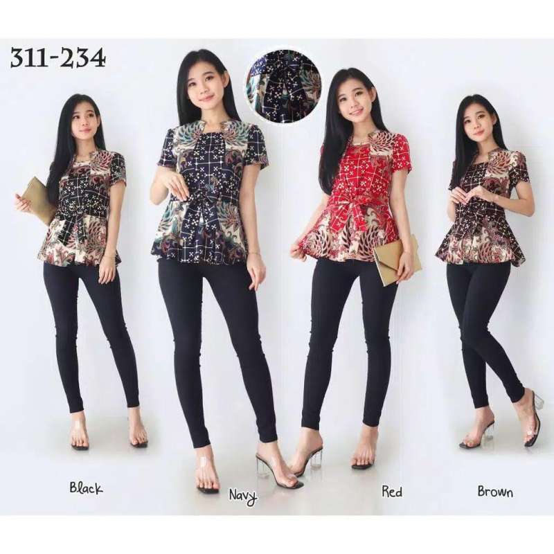 Jual Baju Batik Wanita Atasan Batik Wanita 312 516 Murah Mei 2021 Blibli