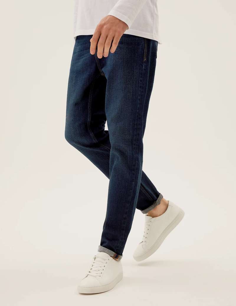 M&s tapered jeans cheap