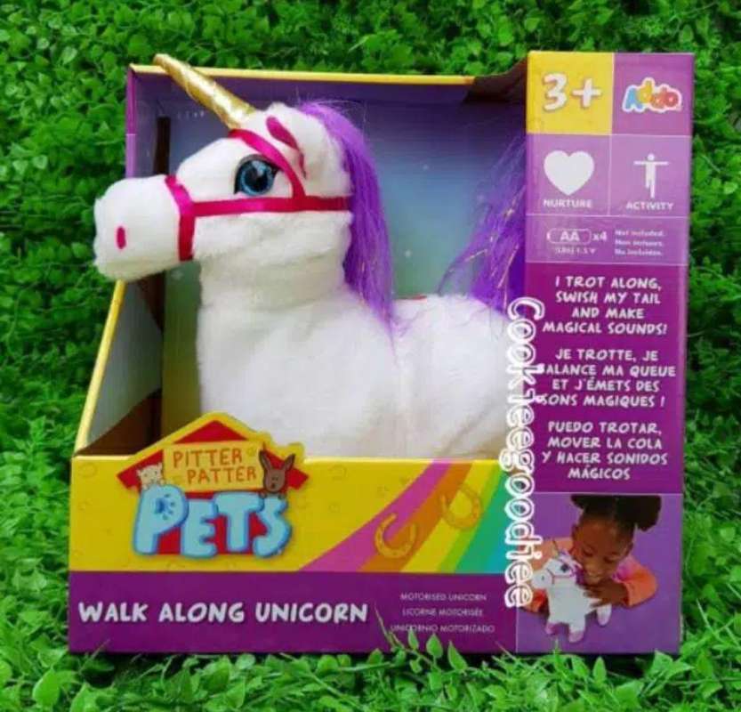 Pitter Patter Pets Walk Along Unicorn Playset