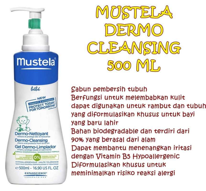 Mustela dermo cleansing store 500ml