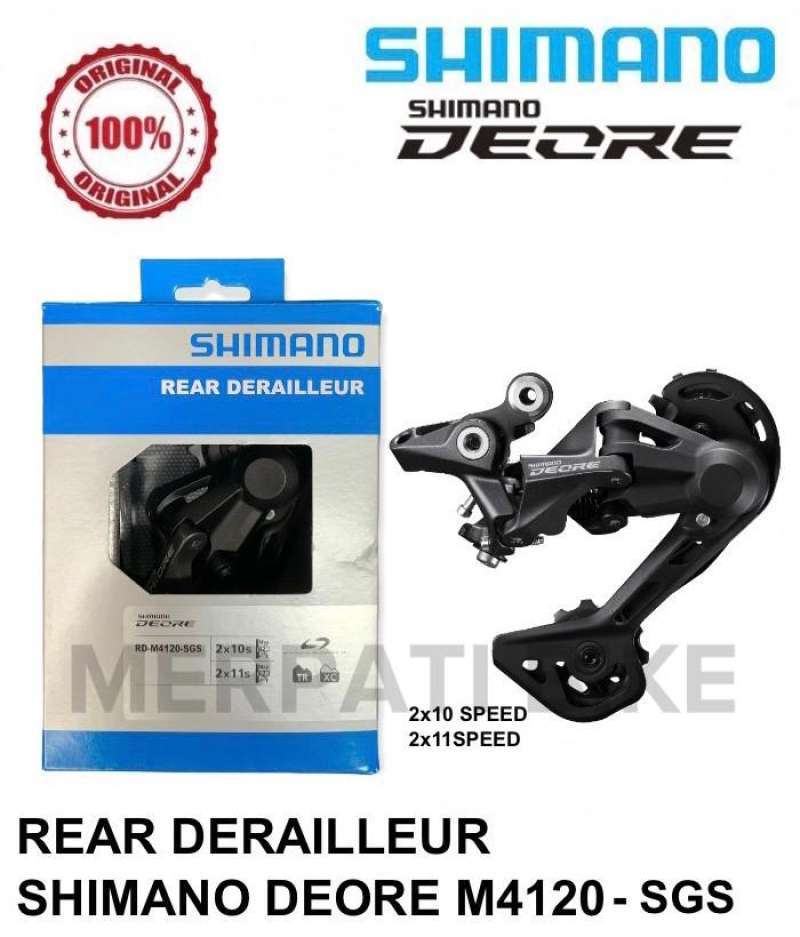 Jual RD Shimano Deore M4120 SGS 10 11sp Rear Derailleur Shimano10