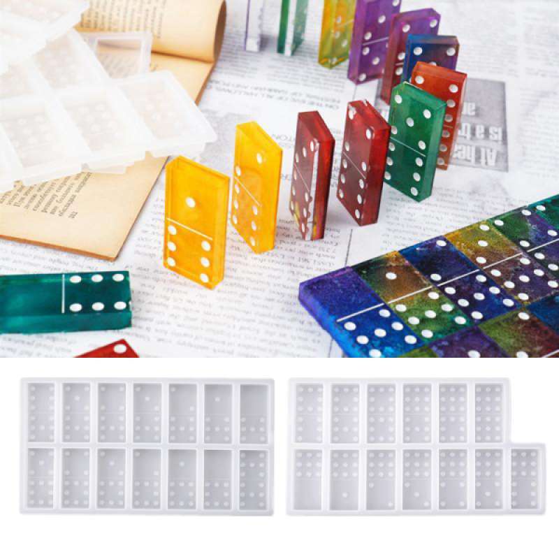 2x Silicone Dominoes Board Game DIY Making Mold Resin Epoxy Casting Mould Craft