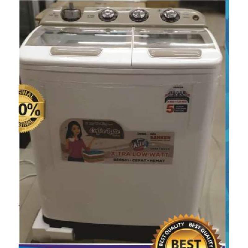Featured image of post Mesin Cuci Sanken 2 Tabung 8 Kg Spesifikasi Spesifikasi dari mesin cuci ini antara lain menggunakan teknologi