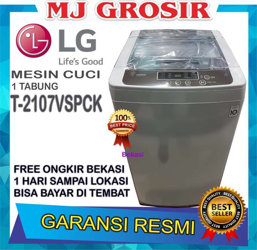 Jual Mesin Cuci 1 Tabung Lg T 2107 Vspck 2107vspck Top Loading 7 Kg Murah Mei 2021 Blibli Jual Mesin Cuci 1 Tabung Lg T 2107 Vspck 2107vspck Top Loading 7 Kg Murah Mei 2021 Blibli