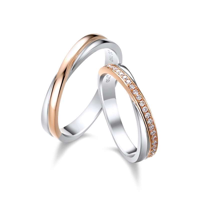 Jual Adelle Jewellery Boundless Wedding Ring Two Tone Pre Order 35 Hari Semua Ukuran Online Januari 2021 Blibli