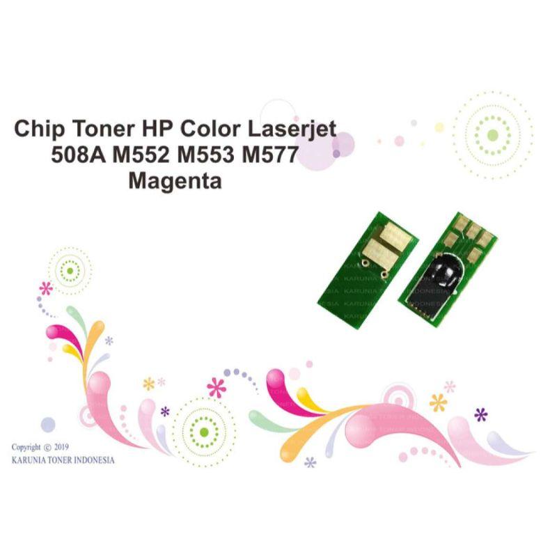Jual Chip Toner HP Laserjet CF361A CF361 508A 508 M552 M553 M577 Magenta di  Seller CV Karunia Toner - Kota Semarang, Jawa Tengah | Blibli