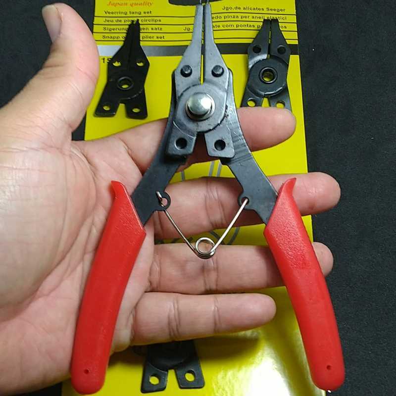 Jual Tang Snap Ring Spie Set Tang Pembuka Spi Tang Pelepas Klip C Circlip Pliers Tang Sepi Serbaguna Internal Eksternal Online Januari 2021 Blibli