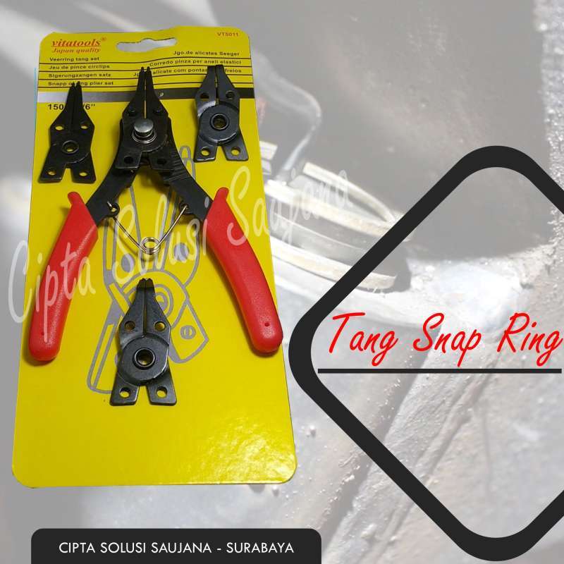 Jual Tang Snap Ring Spie Set Tang Pembuka Spi Tang Pelepas Klip C Circlip Pliers Tang Sepi Serbaguna Internal Eksternal Online Januari 2021 Blibli