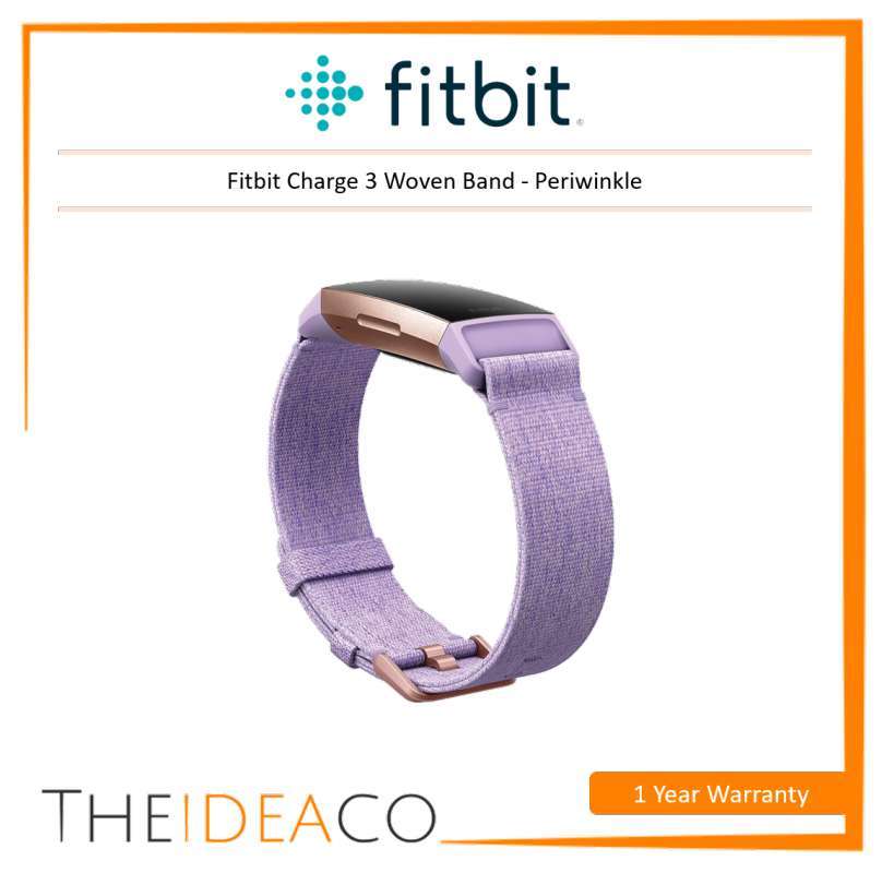 Fitbit charge 3 woven band clearance periwinkle