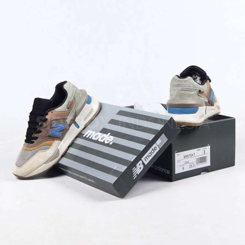 New balance 997s fusion kith x nonnative brown beige on sale
