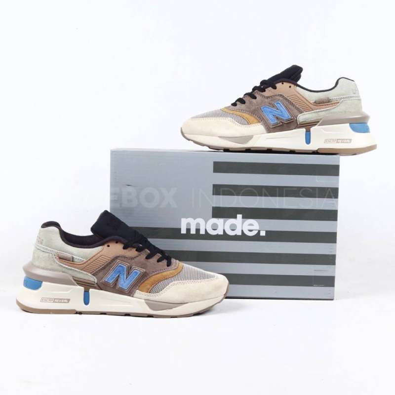 New balance 997s fusion kith x nonnative brown beige on sale