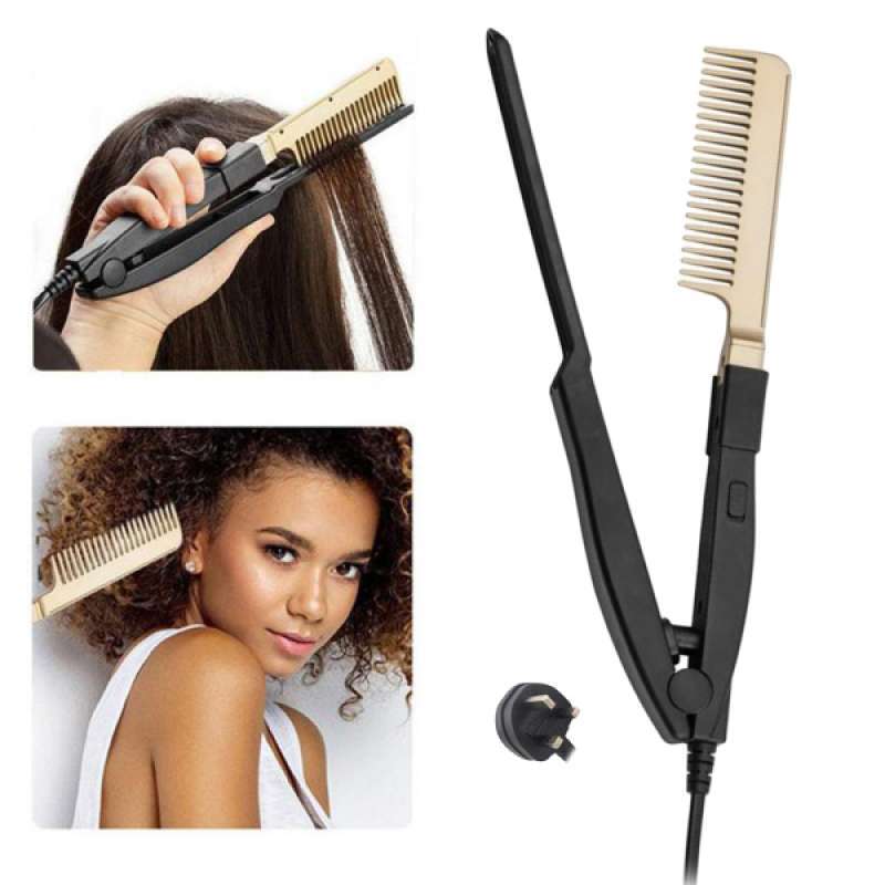 Jual Hair Straightener Comb Electric Hot Comb Brush Security