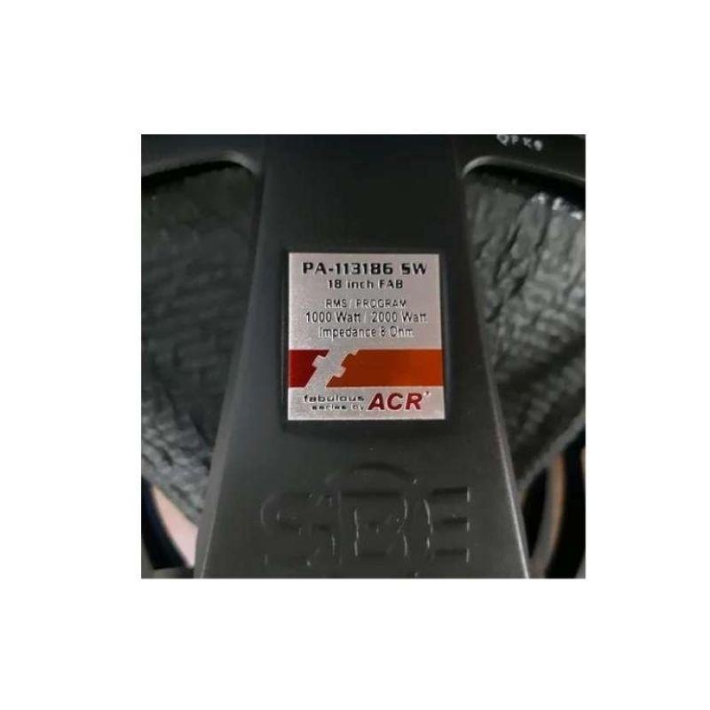 Jual Speaker 18 Inch Acr Faboulous Pa-113186 Sw Original Di Seller