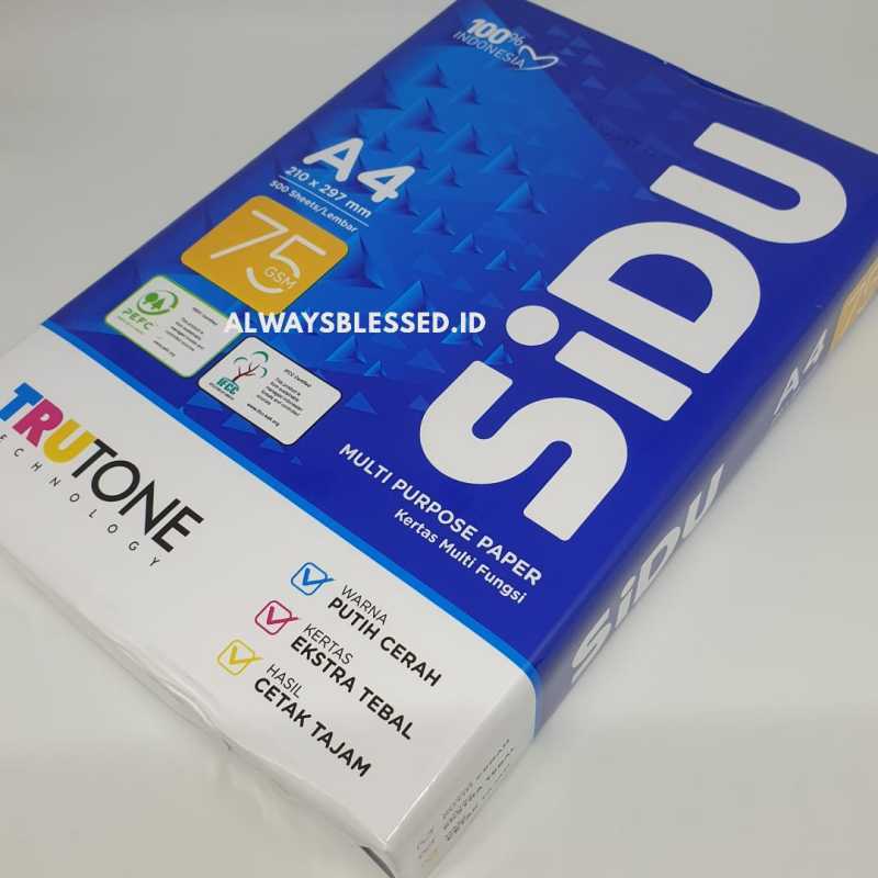 Jual Kertas Hvs A4 75 Gsm Sidu Online Januari 2021 Blibli