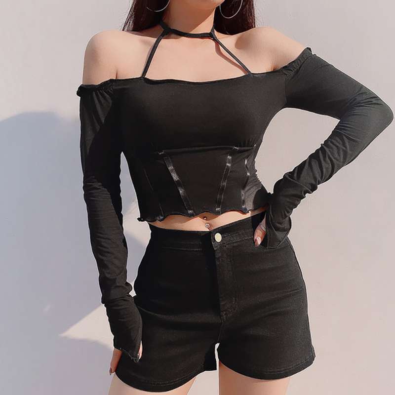 Jual Bluelans Sexy Women Long Sleeve T 