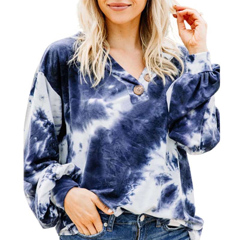 long sleeve tie dye sweatshirt