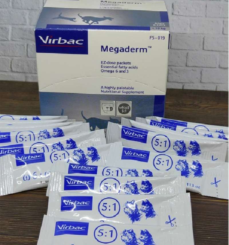 Jual Virbac Megaderm 4ml Sachet Vitamin Bulu Kucing Anjing Online Desember 2020 Blibli