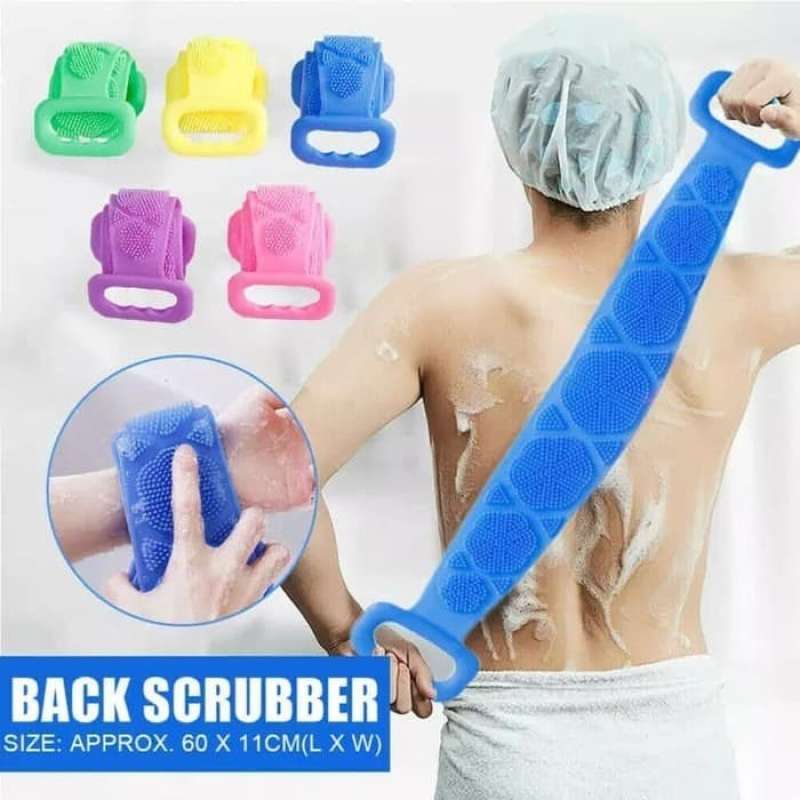 Jual Back Scrubber Sikat Punggung Silicone Rub Sikat Handuk Punggung Panjang Isi 2 Pcs Online Maret 2021 Blibli