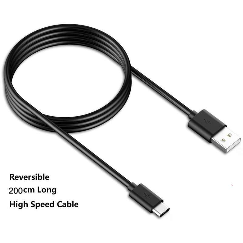 bluelans 2m usb type c data sync fast charge charger cable for huawei samsung galaxy htc