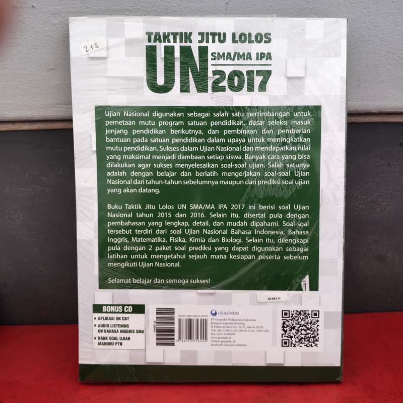 Jual Buku Obral Super Murah Buku Taktik Jitu Lolos Un Sma Ma Ipa 2017 Online Mei 2021 Blibli