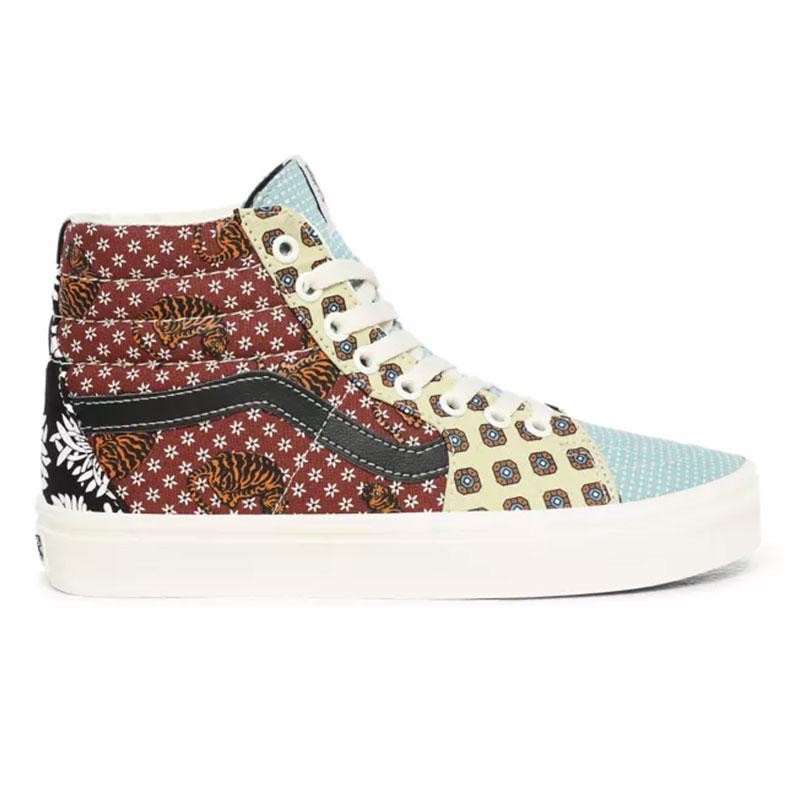 patchwork vans high top