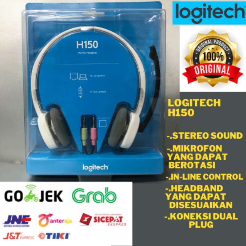 Promo Logitech H150 Stereo Headset - Putih Diskon 52% di Seller PT. IS  PRATAMA ABADI Official Store - PT.IS PRATAMA ABADI - Kota Jakarta Pusat |  Blibli