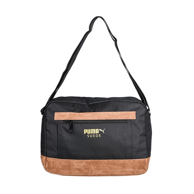 Jual Puma Suede Reporter Tas Olahraga Black Brown 073481 01 di
