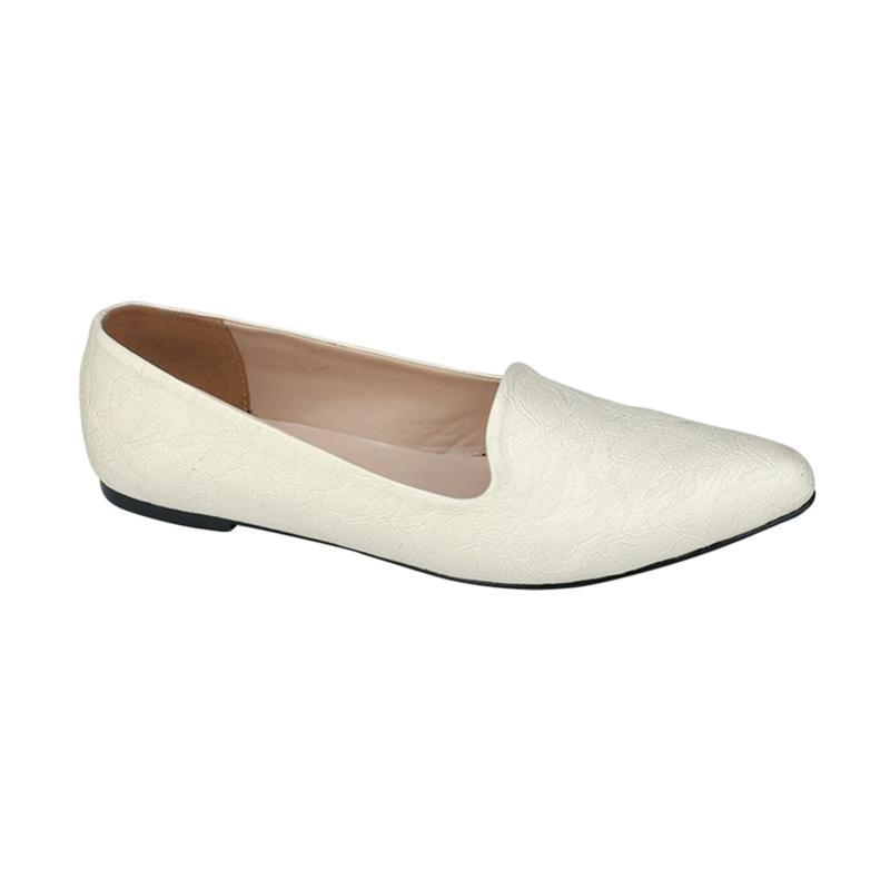Raindoz Flat Shoes 1529 Sepatu Wanita - Putih