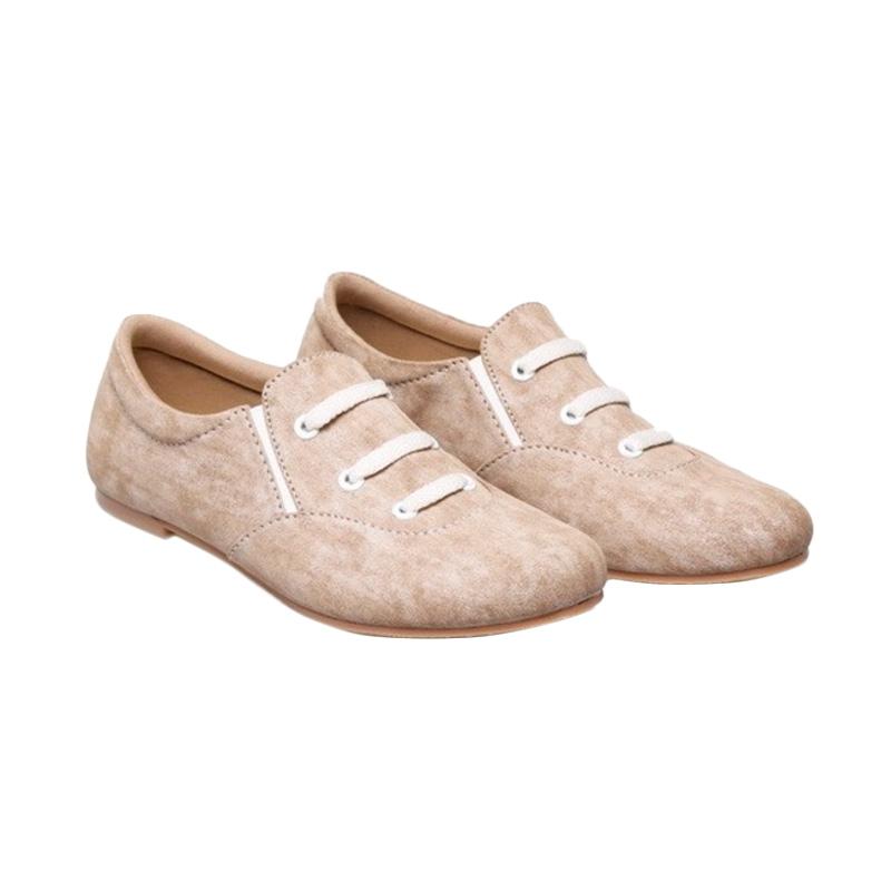 Basama Soga Flat Shoes 904 Sepatu Wanita - Krem