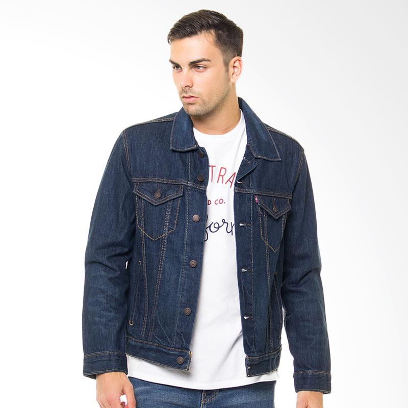 dark denim levi jacket
