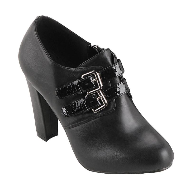 Clarette Boots Carly High Heels Shoes - Black