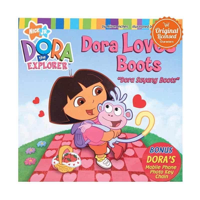 dora the explorer dora loves boots komik book