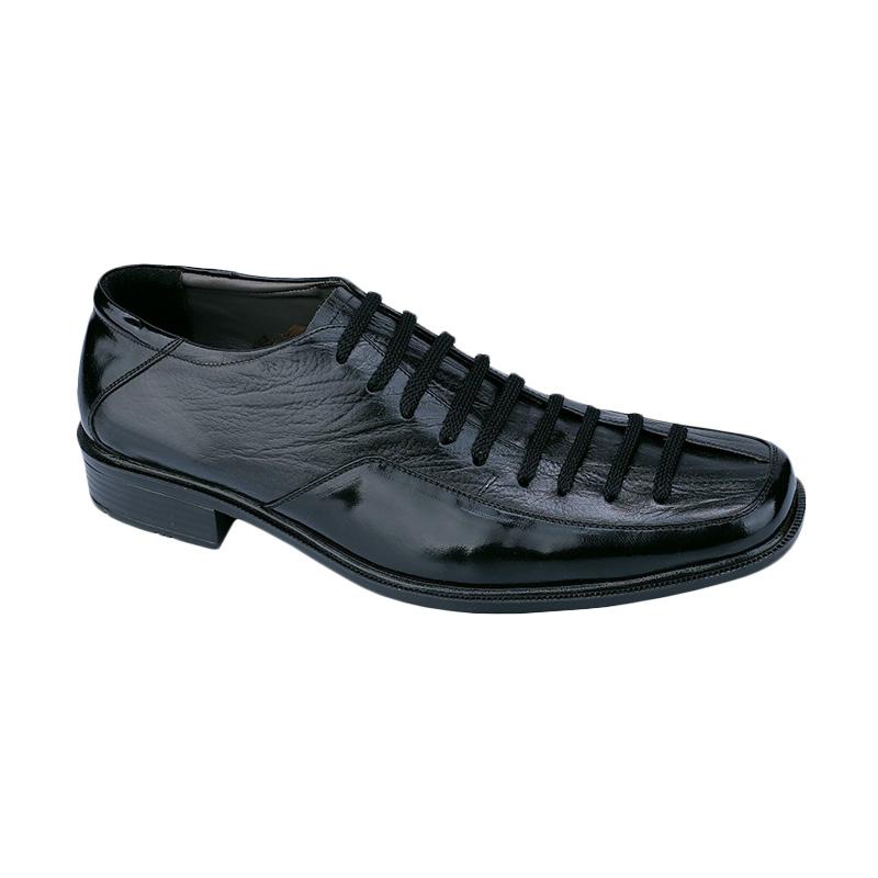 Syaqinah 211 Kulit Sepatu Formal Pria - Hitam