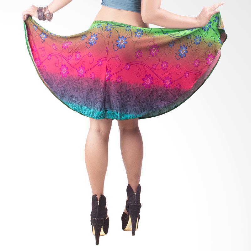 Yovis Umbrella Skirt Rok Wanita - Rainbow