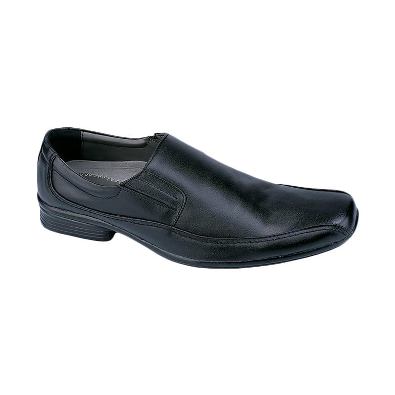 Syaqinah 213 Kulit Sepatu Formal Pria - Hitam