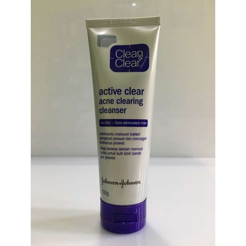 clean & clear active clear acne clearing cleanser