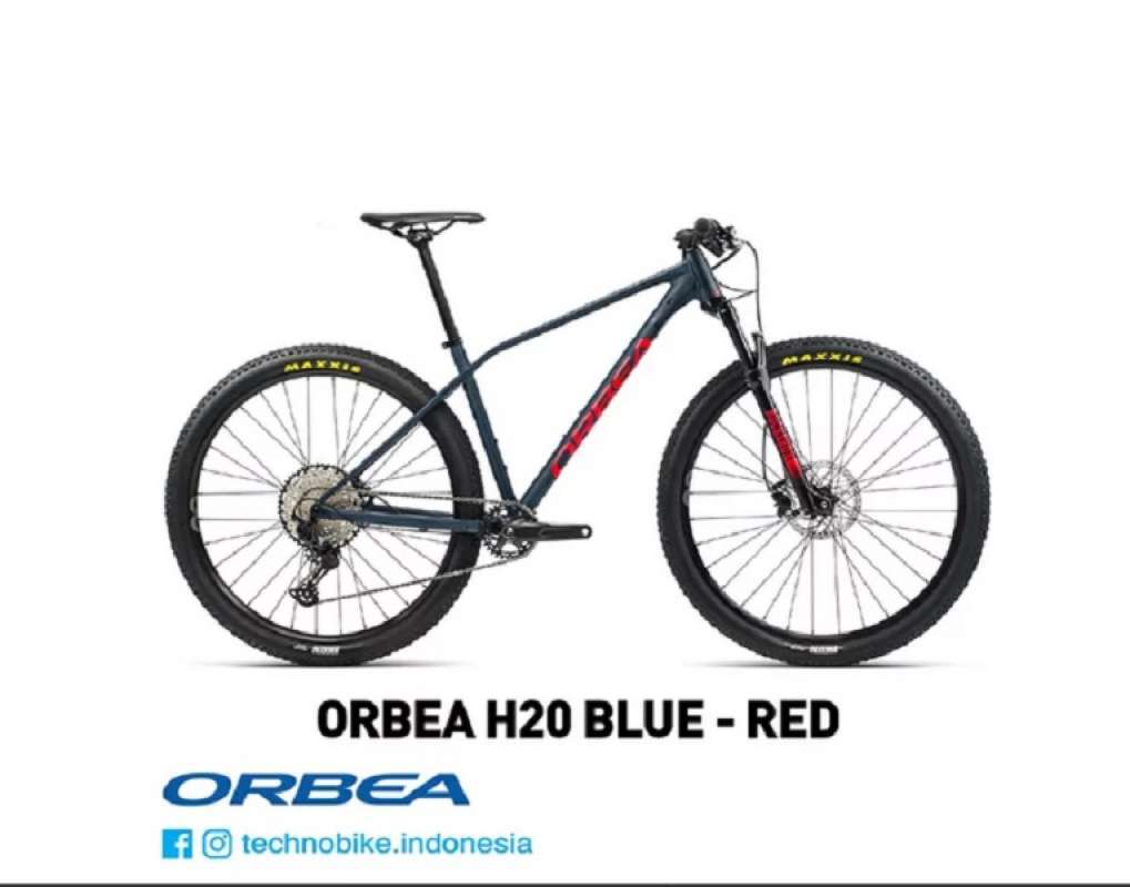 Jual FULLBIKE MTB ORBEA ALMA H20 DEORE SLX 12SP BLUE RED di Seller